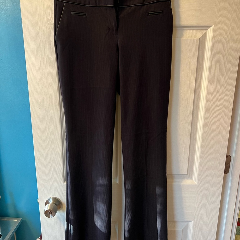 Express work pants, navy w/red lines. Size 00